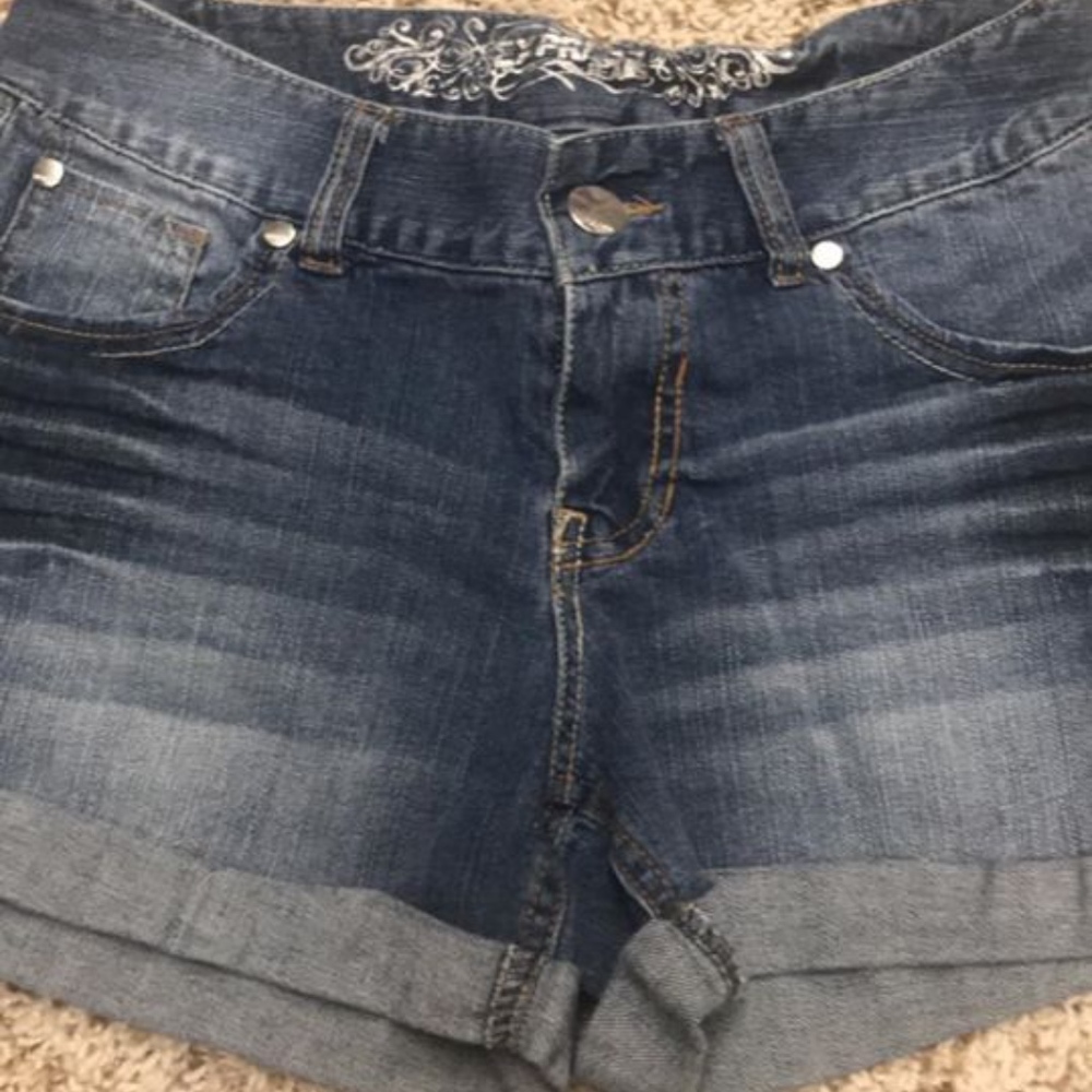 Denim shorts